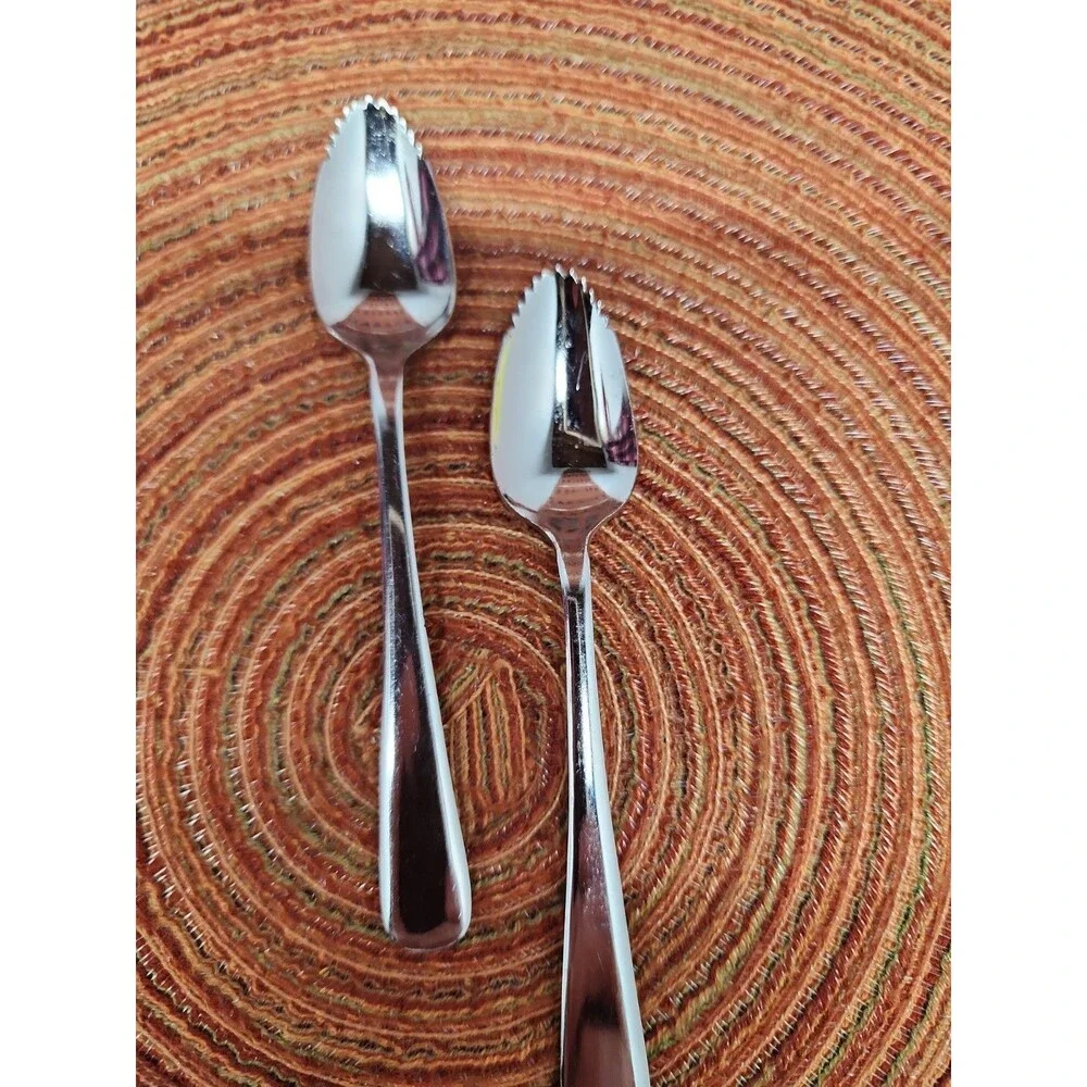 Vintage Citra Products Mini Grapefruit Spoons Set Of 2 Made In Japan